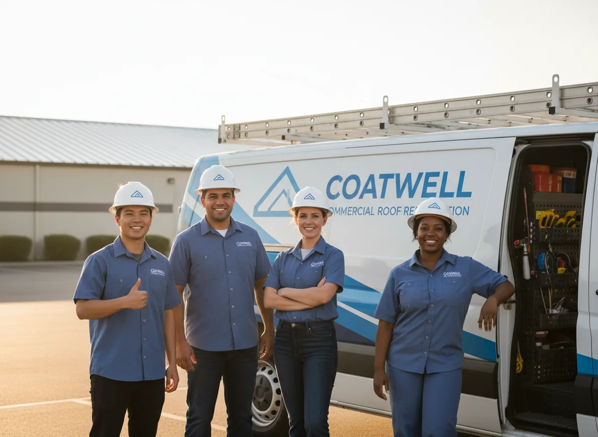 Commercial roof coating company in Conover, WI